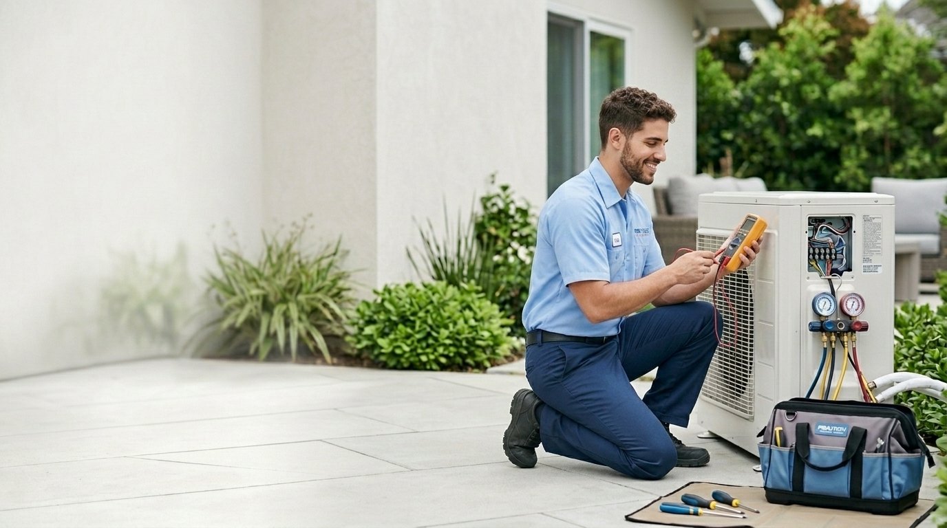 Manutenção e reparo de ar condicionado