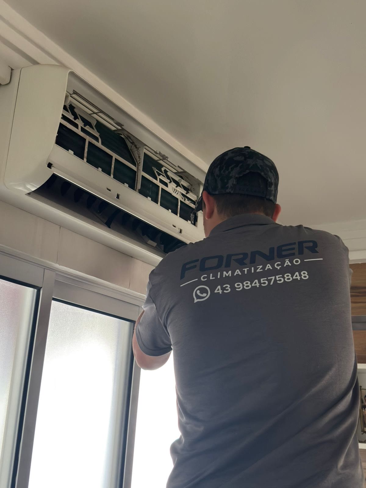 Higienização de ar condicionado residencial